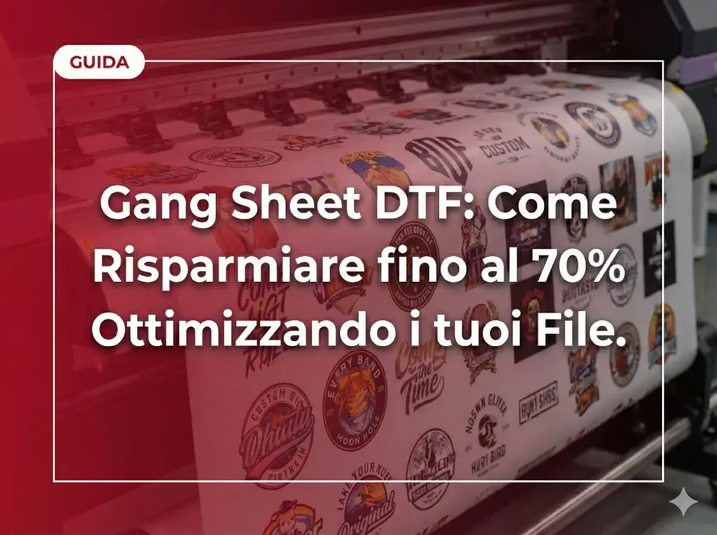 Gang Sheet DTF: Come Risparmiare fino al 70% Ottimizzando i tuoi File